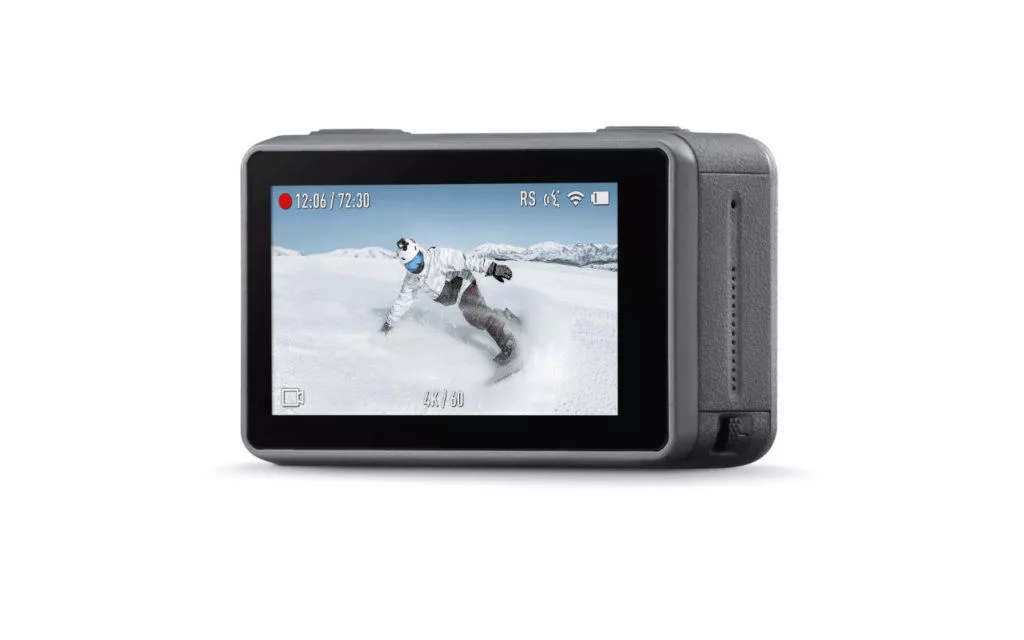 DJI Osmo Action zadni strana