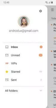 Email klient pro Android - Samsung Email