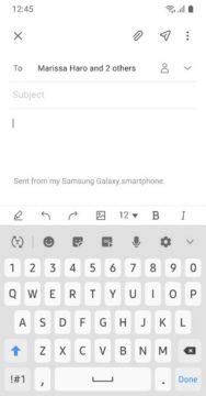 Email klient pro Android - Samsung Email