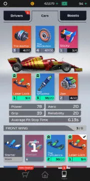 F1 Manager - Android hra 09