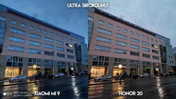 Fototest Xiaomi Mi 9 vs Honor 20 budova