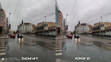 Fototest Xiaomi Mi 9 vs Honor 20 ulice