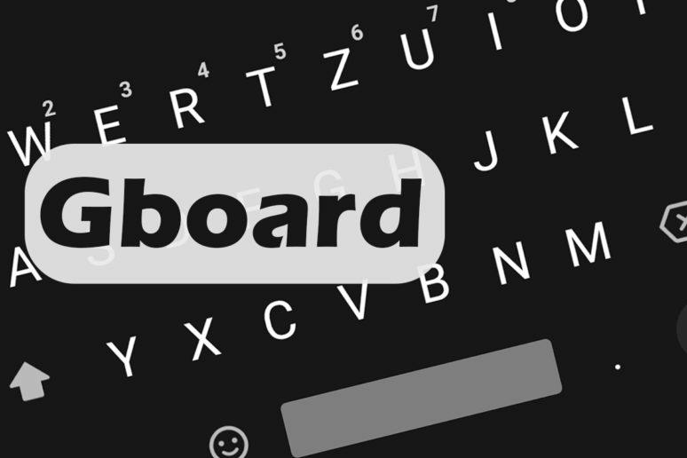 Tmavý vzhled klávesnice Gboard