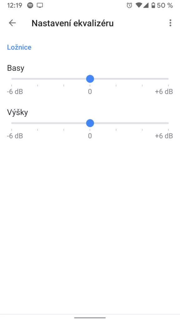google home max aplikace ekvalizer