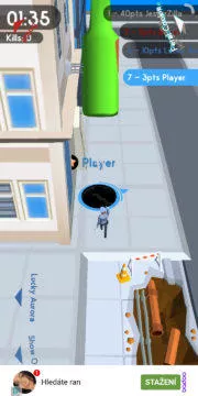 Hole.io - Android hra 01