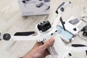 Hubsan Zino gimal a kamera