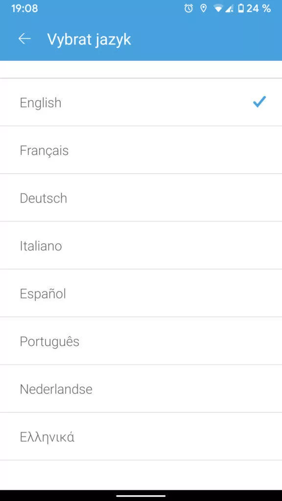 iHealth aplikace jazyky