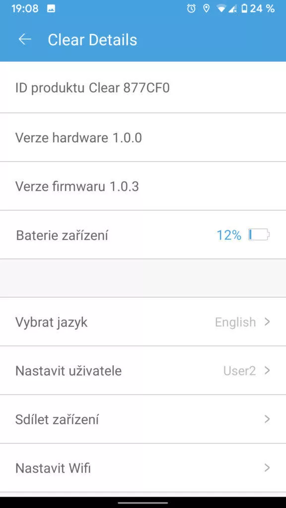 ihealth aplikace nastaveni