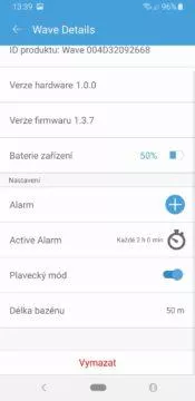 iHealth Wave AM4 nastavení náramku