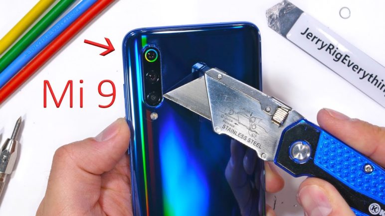 Mi 9 Durability Test! - Is the Camera Lens Sapphire?