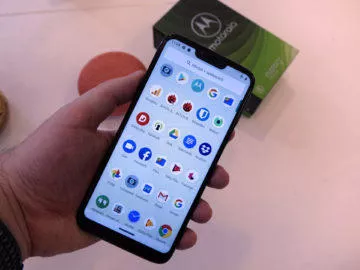 moto g7 power predni strana displej