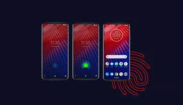motorola moto z4 ctecka otisku prstu