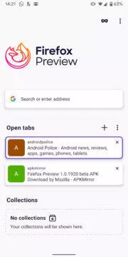 Mozilla Fenix beta testovani