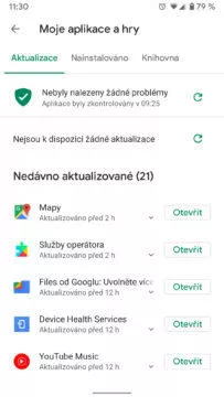 novy design obchod google play