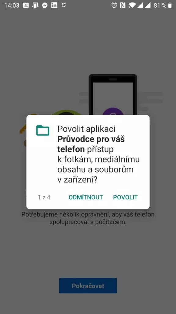 Oprávnění přístupu k fotkám