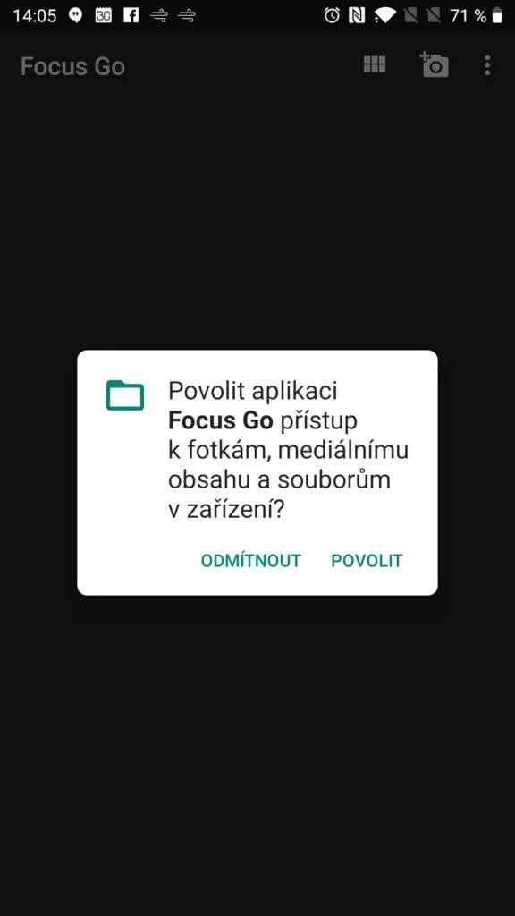 Požadavek na přístup