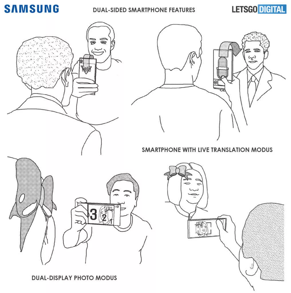 samsung patent displej
