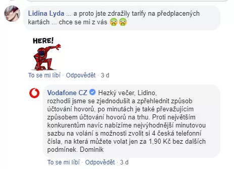 vodafone stiznost zakazniku