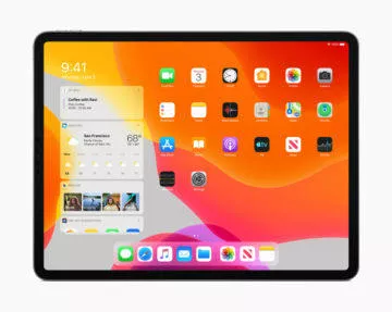 iPadOS widgety