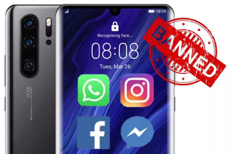 Facebook končí na mobilech Huawei Facebook končí na mobilech Huawei