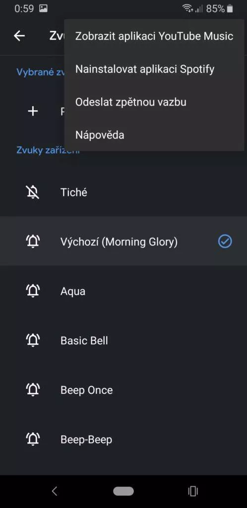 Hodiny Google zobrazení streamovacích služeb