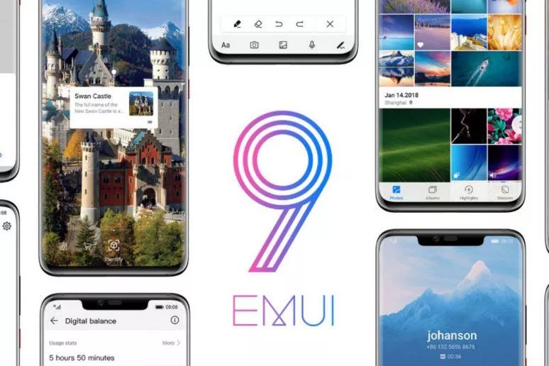 EMUI 9 - Huawei a Honor - seznam telefonů