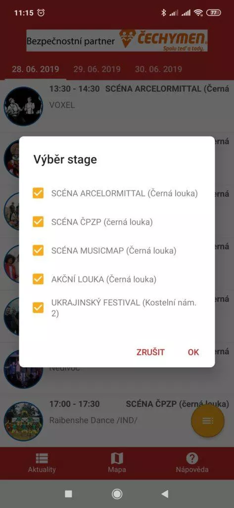 Filtr stagí