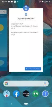 Google Pixel 3a spuštěné aplikace