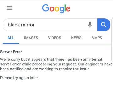 Google Search Down
