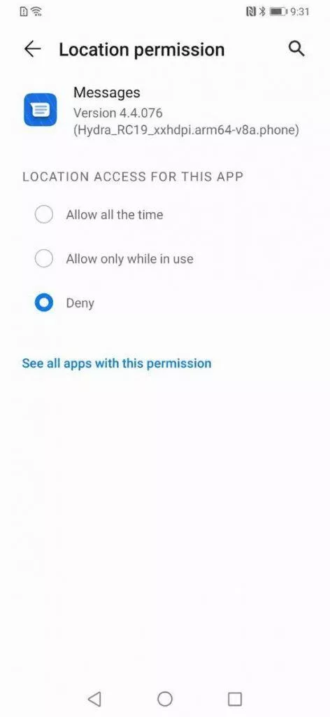 Huawei EMUI 10 - beta