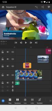 Adobe premiere rush strih videa editor editace aplikace