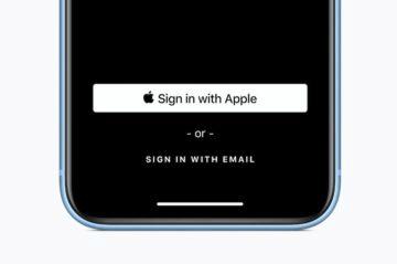 iOS 13 Apple prihlasit se pomoci sign in with