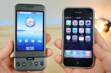 iPhone 2G vs. T-Mobile G1