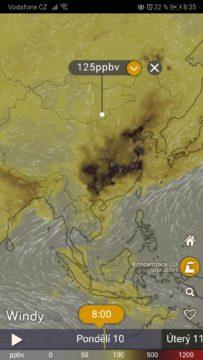 Mapa znečištění ovzduší