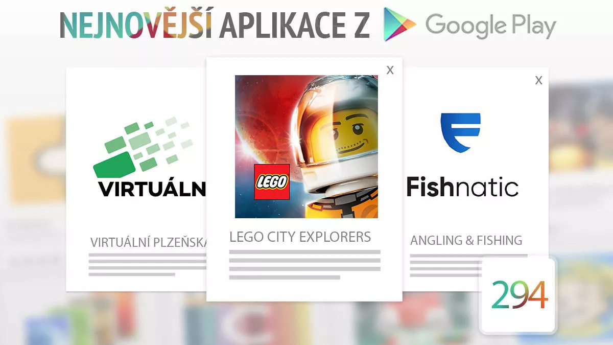Nejnovější aplikace z Google Play #294: LEGO v mobilním telefonu