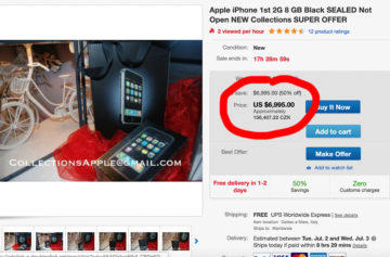 Cena iPhone 2G
