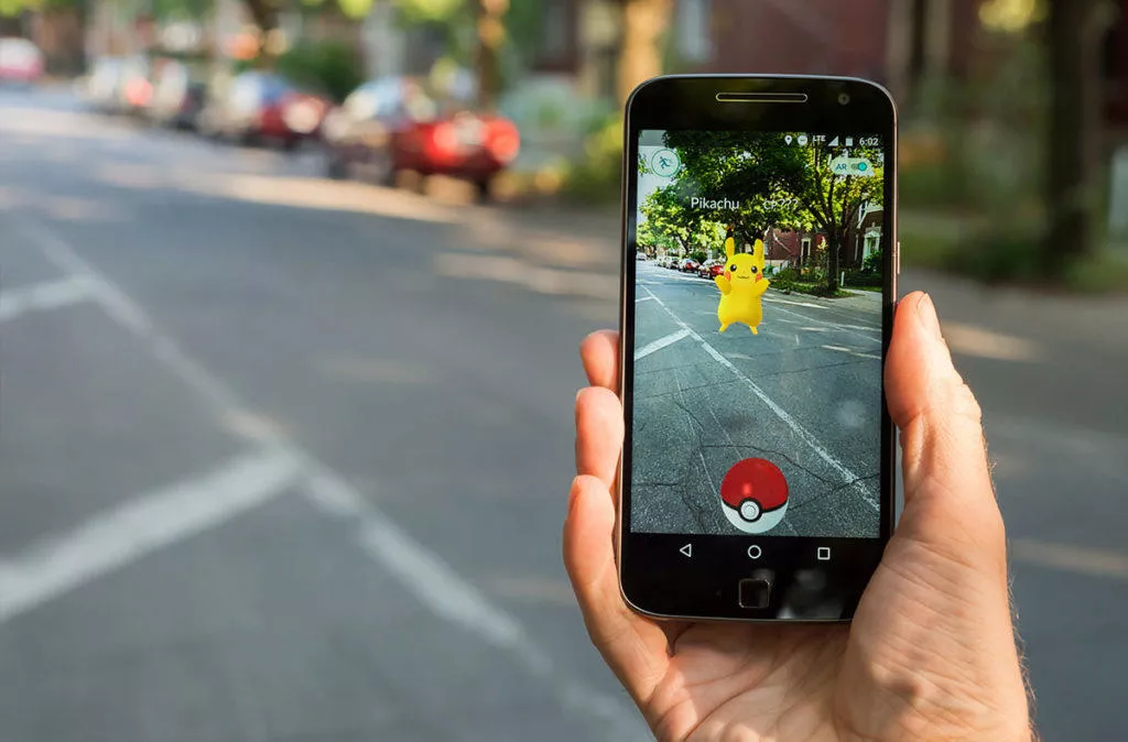 Pokémon Go - Fotoaparáty v mobilu