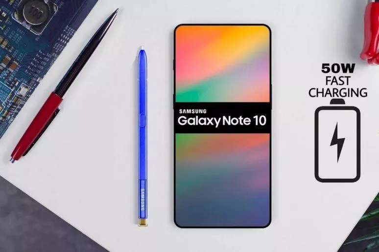 Samsung Galaxy Note 10 - rychlejší nabíjení