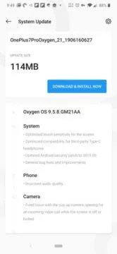 oxygenos os 9.5.8 aktualizace oxygenos os 9.5.8 aktualizace