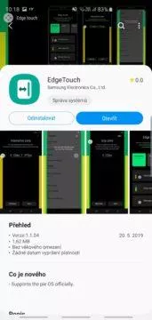 EdgeTouch v Galaxy Store - Edge Displej