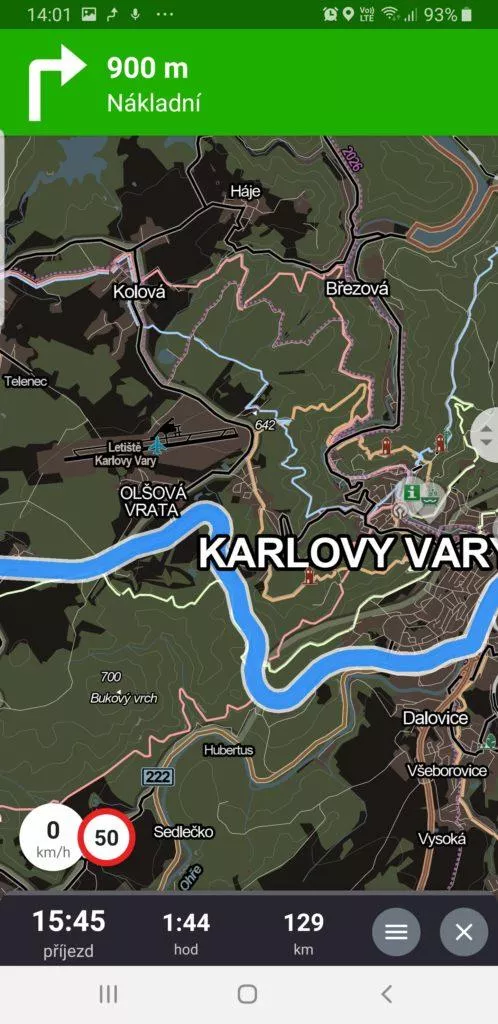 mapy seznam mapy.cz tmavy rezim