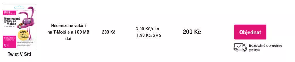 Sim karta pro neomezený mobilní internet