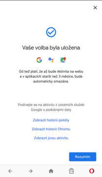 Soukromí google