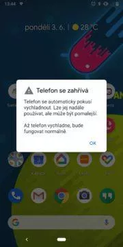 Telefon se přehřívá