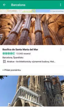 aplikace tripadvisor barcelona památky