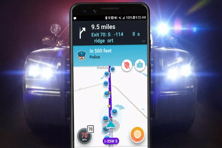 Waze vs. newyorská policie Waze vs. newyorská policie