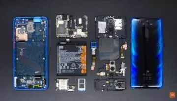 Xiaomi Mi 9T - rozebraný - oprava