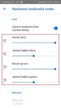 Android - zesilovač zvuku