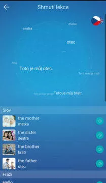 angličtina slovíčka aplikace mondly
