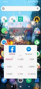 AppDialer Pro filtruje aplikace dle názvu